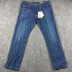 AG Everett Jeans Mens 34 Blue The Jean of Tomorrow Slim Straight 1794CHDJT NEW